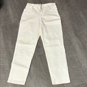 Gloria Vanderbilt white Denim jeans 8